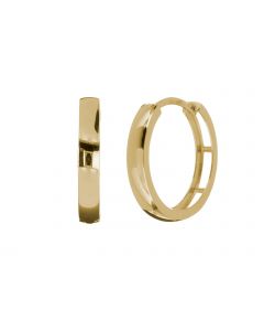 Kohinoor korvarenkaat 14K keltakultaa. Korvakorujen halkaisija on 16,8mm ja leveys 3mm.