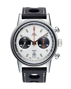 Voutilainen x Leijona Urho Chrono White Panda 42mm edestä