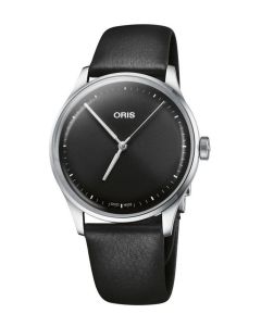 Oris Artelier S, musta 38mm - edestä
