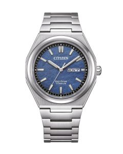 Citizen Eco-Drive Super Titanium Zenshin -sininen edestä