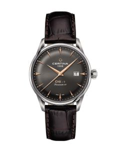 Certina DS-1 Powermatic 80 ⌀40mm harmaa edestä