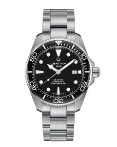 Certina DS Action Diver 43mm musta edestä