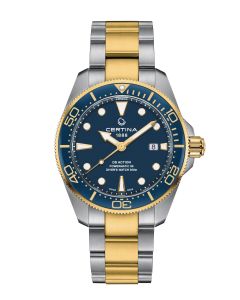 Certina DS Action Diver Powermatic 80 ⌀43mm sininen edestä