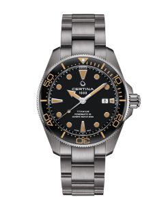 Certina DS Action Diver Powermatic 80 ⌀43mm musta edestä