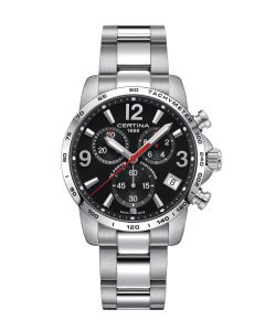 Certina DS Podium musta edestä