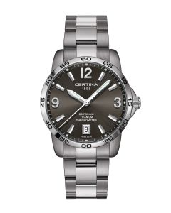 Certina DS Podium 40mm harmaa edestä