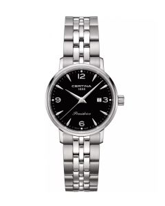 Certina DS Caimano Lady 28mm musta edestä