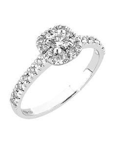 Sandberg Toivomuslähde vk timanttisormus V-705W 0.39 160