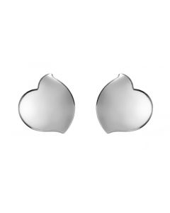 Hali-korvakorut tappikiinnityksellä. Rodinoitua hopeaa. Korun koko 10x12mm.