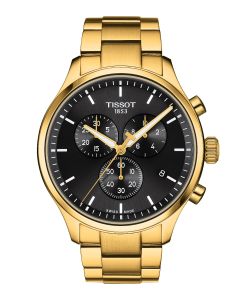 Tissot Chrono XL Classic 45mm musta edestä