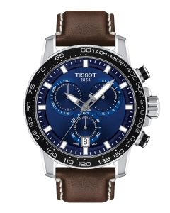 Tissot Supersport Chrono 45,5mm sininen edestä