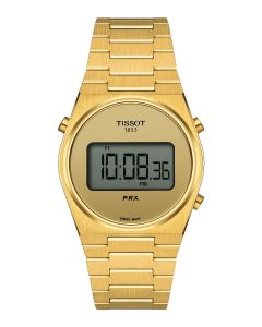 Tissot PRX Digital T1372633302000 35mm kultainen edestä