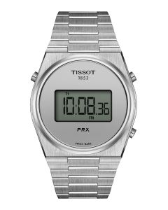 Tissot PRX Digital 40mm harmaa edestä