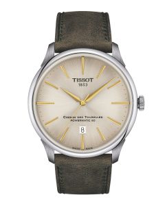 Tissot Chemin Des Tourelles Powermatic 80 42mm norsunluu edestä