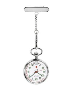 Tissot Sairaanhoitajakello T81722112 - valkoinen - kromipinnoitettu messinki