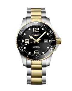 Longines HydroConquest 43mm musta edestä