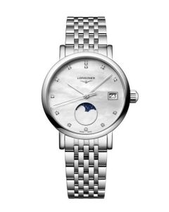 Longines Elegant Collection Moonphase 30mm edestä