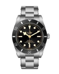Tudor Black Bay 54, musta 37mm - edestä