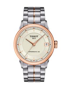 Tissot Luxury Powermatic 80 33mm norsunluu edestä
