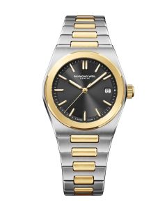 Raymond Weil A.R.T. Date 1000-STP-20001 musta kellotaulu