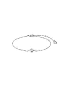 tisento_hopeinen_rannekoru_edestä