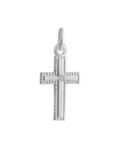 Top Gold hopeinen timanttiristi 45/50cm 3256760540