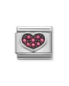 Nomination Heart Fuchsia 330323/06