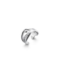 Kalevala Männyt- Ear cuff hopea 