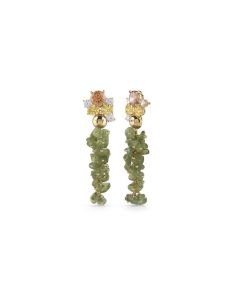 GUESS Korvakorut Teräs Korealainen Jade JUBE03202JWYGGNT/U