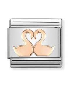 Nomination Rosegold Swans 430104/40
