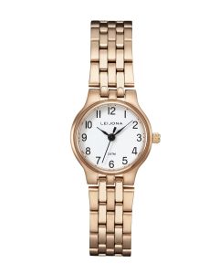Leijona Classic Pilpasuo ruusukulta-teräs naisten kello