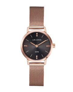 Leijona Hoods Eira Rose Gold Tone Black - edestä