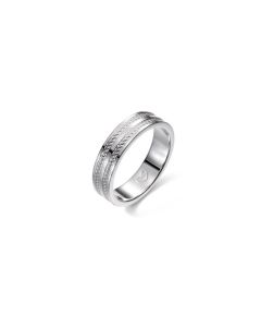 Kalevala Love- valkokultasormus Ikiaikainen 5MM 541000120
