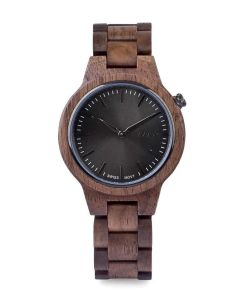 Aarni Vega Pähkinäpuu 38mm hiilenharmaa edestä