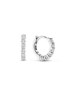 Ti Sento hopeakorvarengas zirkonia 12mm 7956ZI