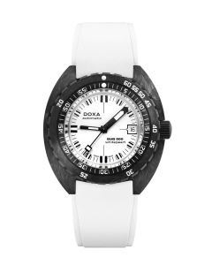 DOXA SUB 300 Carbon Whitepearl - edestä