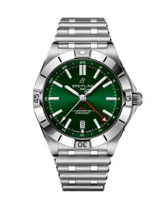 Breitling Chronomat Automatic GMT 40 -vihreä edestä