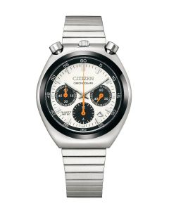 Citizen Tsuno Chrono "Panda" 38mm AN3660-81A valko-musta-kronografi