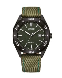 Citizen Eco-Drive Active Sport BM7635-01X edestä