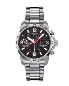 Certina DS Podium Chronograph GMT C0016391105700 musta taulu
