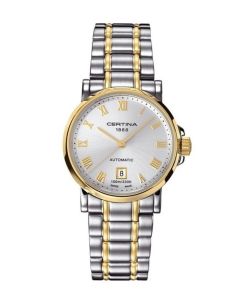Certina DS Caimano Lady C0172072203300 hopea kellotaulu kulta