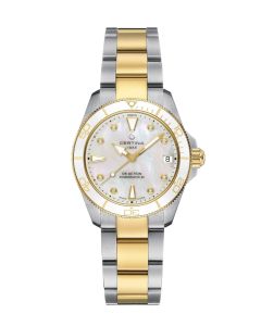 Certina DS Action Powermatic 80 ⌀34,5mm helmiäinen edestä
