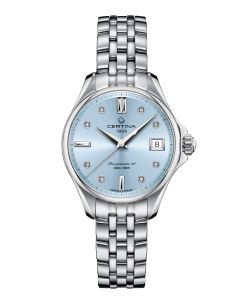 Certina DS Action Lady Powermatic 80 ⌀34,5mm sininen, edestä