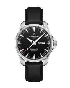 Certina DS Action Day-Date 41mm musta edestä
