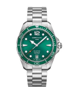 Certina DS Action C0324511109700 vihreä kellotaulu