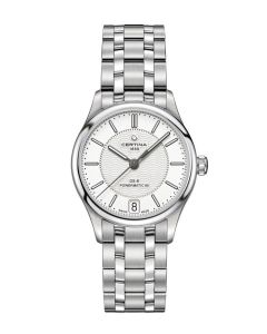 Certina DS-8 Lady C0332071103100 hopea kellotaulu