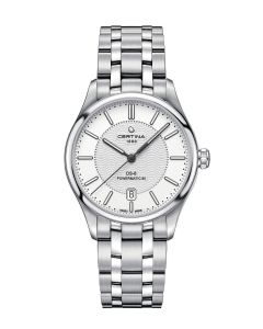 Certina DS-8 Powermatic 80 C0334071103100 hopea kellotaulu