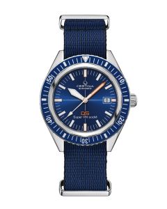 Certina DS Super PH500M ⌀43mm sininen edestä