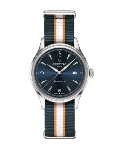 Certina DS Powermatic 80 41mm sininen edestä