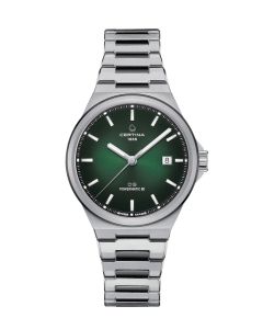 Certina DS-7 Powermatic 80 vihreä edestä